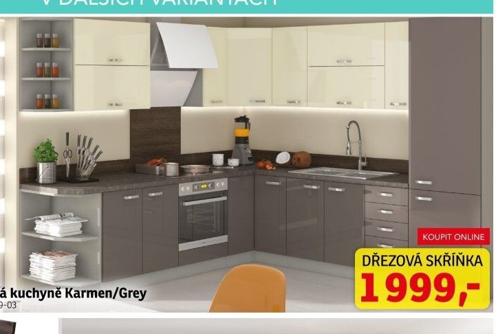 Sektorová kuchyně Karmen/Grey - ASKO akcniletaky.com