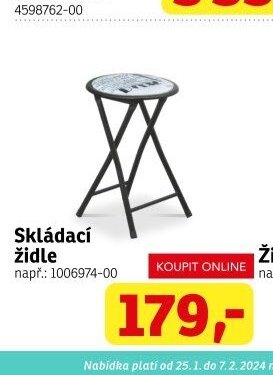 Skládací židle 1006974-00 - ASKO akcniletaky.com
