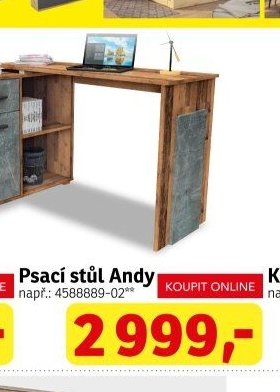 Psací stůl Andy - ASKO akcniletaky.com