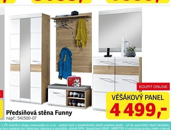 Předsíňová stěna Funny - ASKO akcniletaky.com