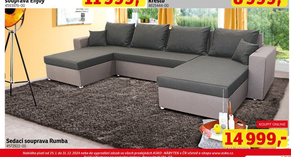 Sedací souprava Rumba - ASKO akcniletaky.com