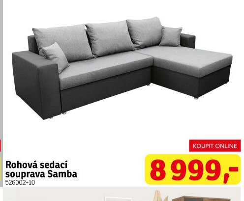 Rohová sedací souprava Samba - ASKO akcniletaky.com