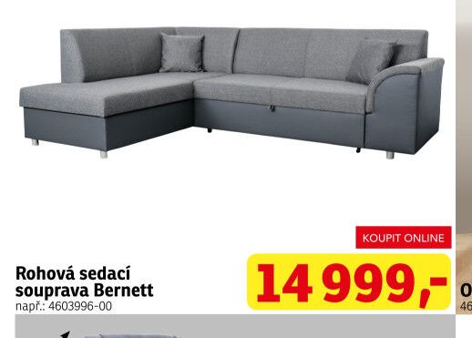 Rohová sedací souprava Bernett - ASKO akcniletaky.com