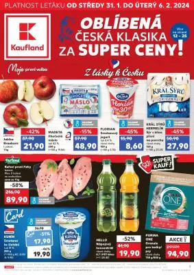 akční leták Kaufland 31.1.2024-6.2.2024