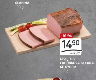KRAHULÍK LAHŮDKOVÁ SEKANÁ SE SÝREM