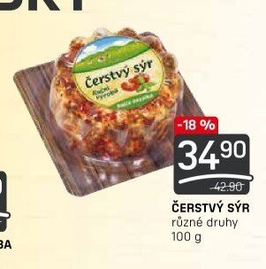 ČERSTVÝ SÝR různé druhy 100 g