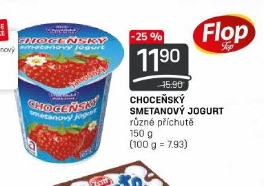 CHOCEŇSKÝ SMETANOVÝ JOGURT