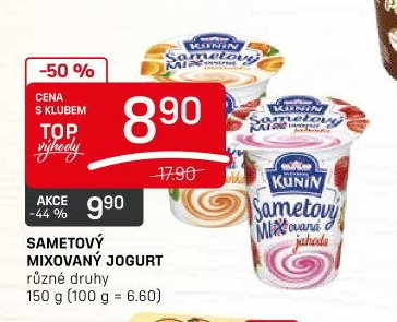 SAMETOVÝ MIXOVANÝ JOGURT