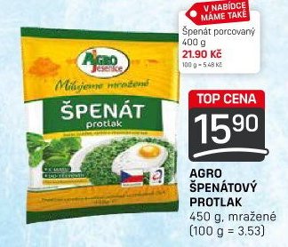 AGRO ŠPENÁTOVÝ PROTLAK