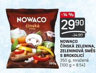NOWACO ČÍNSKÁ ZELENINA, ZELENINOVÁ SMĚS S BROKOLICÍ