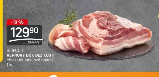 BIDFOOD VEPŘOVÝ BOK BEZ KOSTI