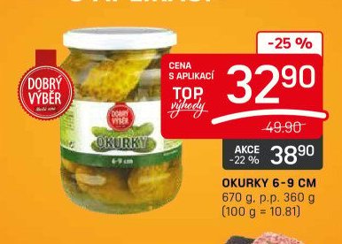 OKURKY 6-9 CM