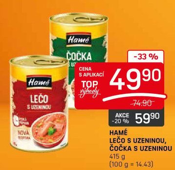 HAMÉ LEČO S UZENINOU