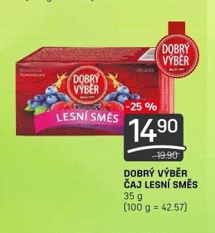 DOBRÝ VÝBĚR ČAJ LESNÍ SMĚS