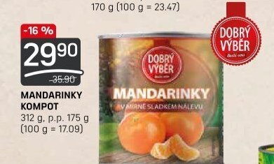 MANDARINKY KOMPOT