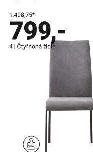 ČTYŘNOHÁ ŽIDLE „LISA“