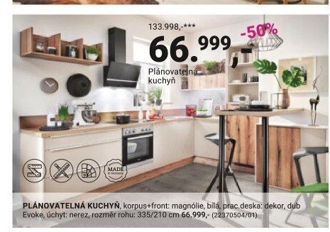 PLÁNOVATELNÁ KUCHYNĚ