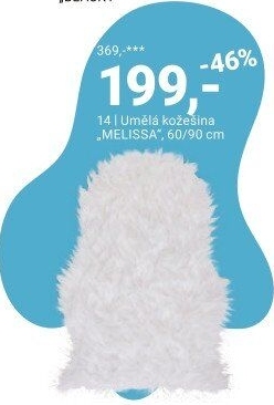UMĚLÁ KOŽEŠINA „MELISSA“