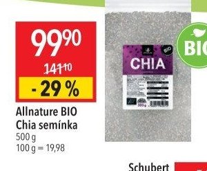 Allnature BIO Chia semínka