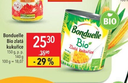 Bonduelle Bio zlatá kukuřice