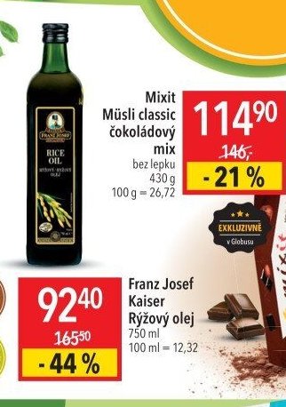 Franz Josef Kaiser Rýžový olej 750ml