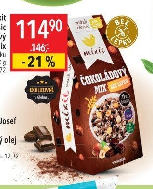 Mixit Müsli classic čokoládový mix 430g