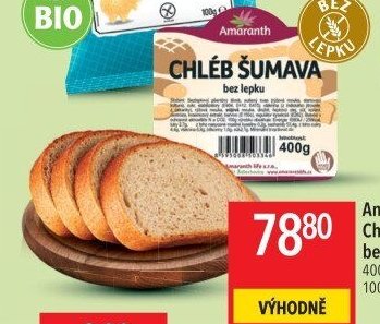 Amaranth Chléb Šumava bez lepku