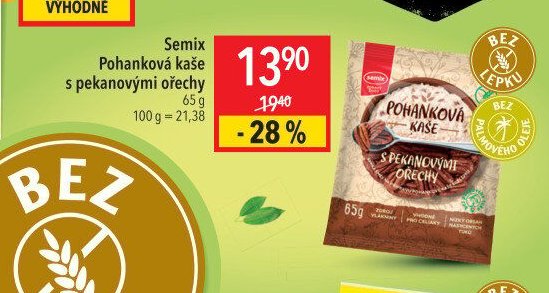 Semix Pohanková kaše s pekanovými ořechy