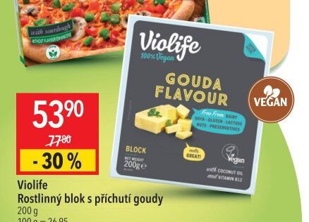 Violife Rostlinný blok s příchutí goudy