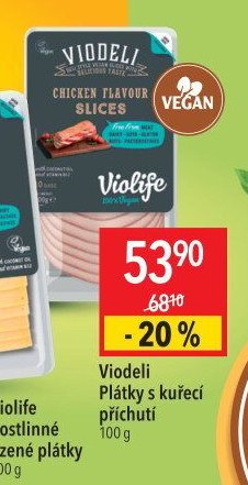 Viodeli Plátky s kuřecí příchutí 100 g