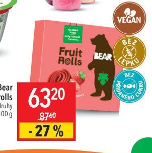 Bear Fruit rolls