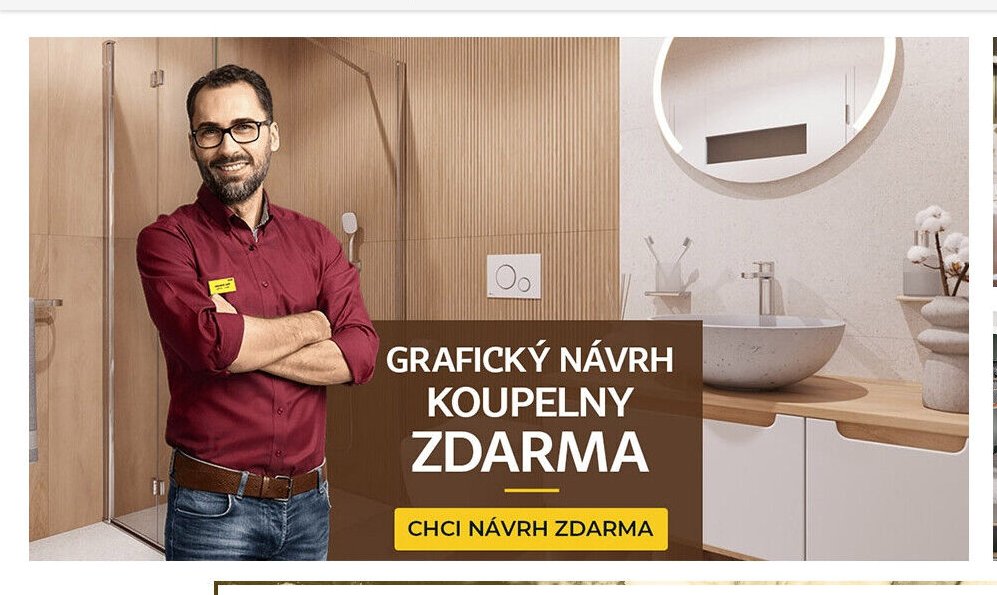 Grafický návrh koupelny