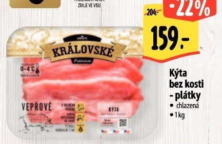 Královská vepřová kýta bez kosti Albert