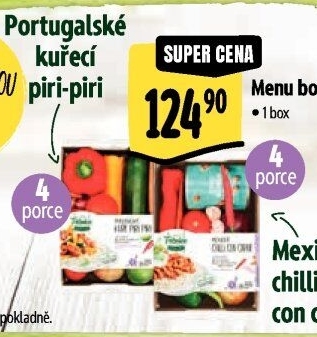 Menu box Portugalské kuře Piri Piri Albert
