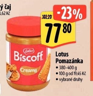 Pomazánka Biscoff Lotus
