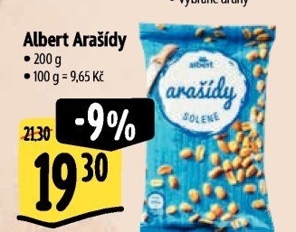 Pražené arašídy Albert