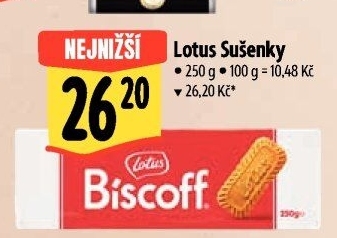 Sušenky Biscoff Lotus