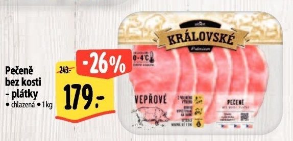 Vepřová pečeně bez kosti Královská Albert