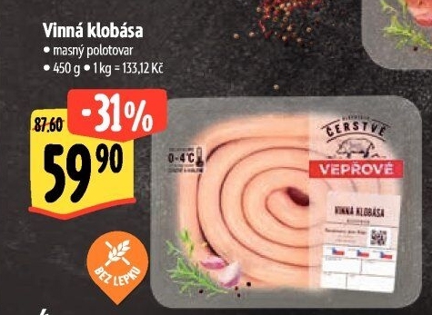 Vinná klobása Albert