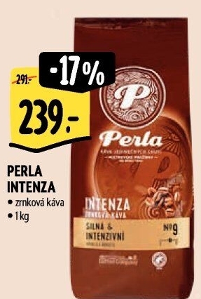 Zrnková káva Intenza AH Perla