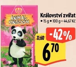 Čokoláda Animal Kingdom Kraš