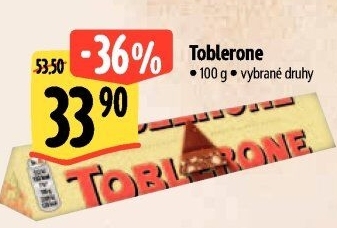 Čokoláda Toblerone