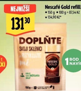 Instantní kávy Nescafé Gold