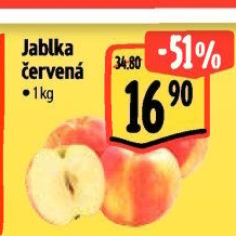 Jablka červená