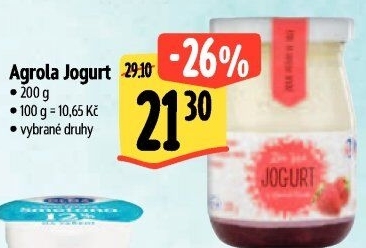 Jogurt ochucený jihočeský Agro-La