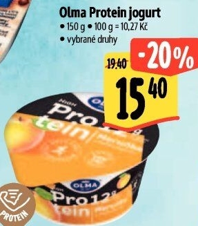 Jogurt ochucený protein Olma