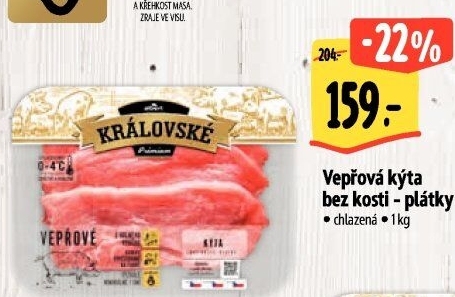 Královská vepřová kýta bez kosti Albert