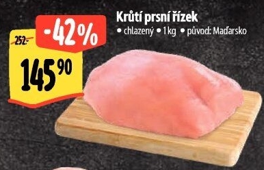 Krůtí prsní řízky