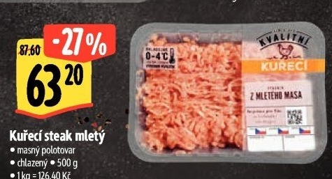 Kuřecí steak mletý Albert