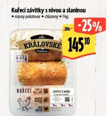 Kuřecí závitky královské Premium Albert